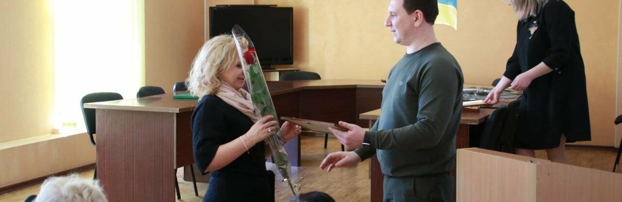 Начальник Мирноградської МВА Юрій Ключка відзначив працівників житлово-комунального господарства Мирноградської громади