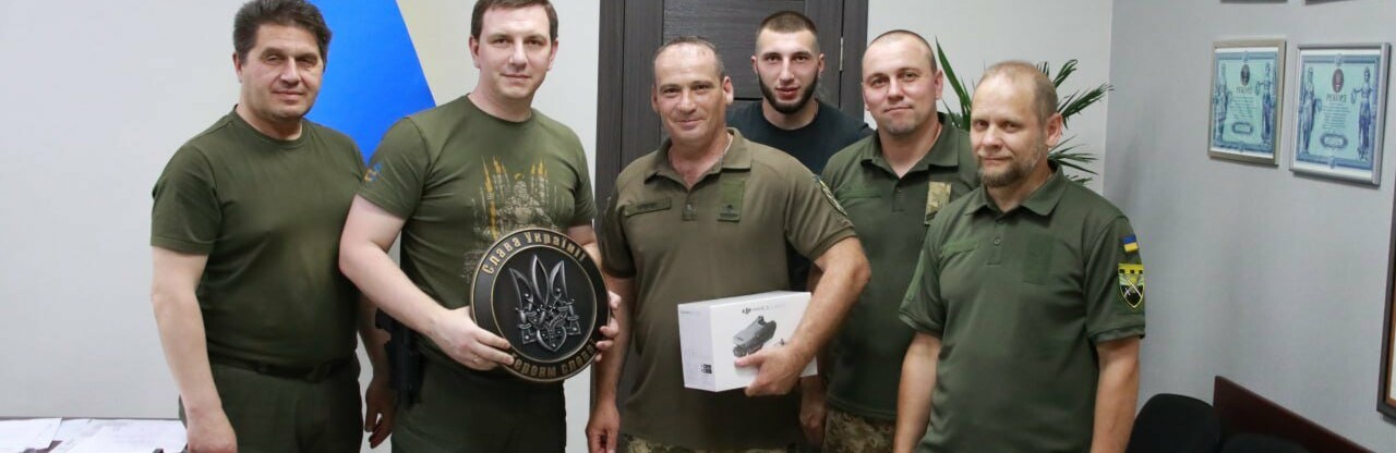 Начальник Мирноградської МВА Юрій Ключка привітав військовослужбовців 109-ої окремої бригади територіальної оборони ЗСУ