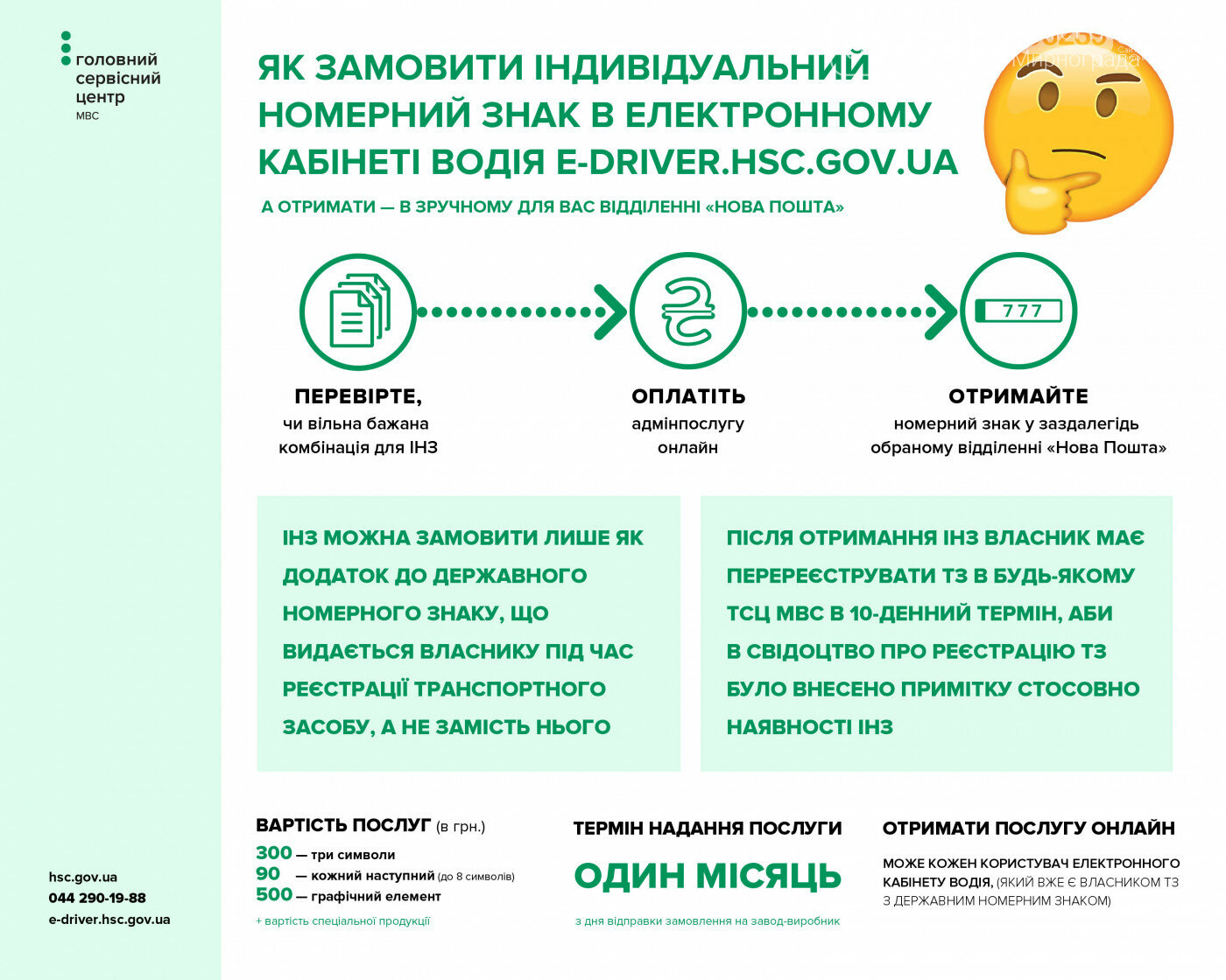 Как водителям Покровска и Мирнограда получить индивидуальный номер авто через интернет?, фото-2