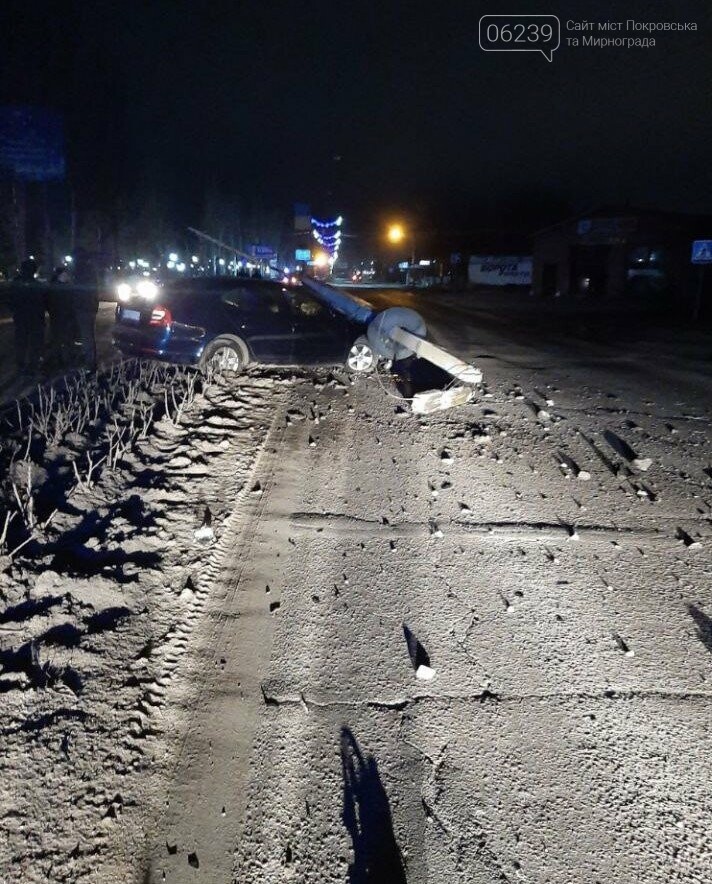 В Покровске водитель Skoda сбил насмерть  мужчину и врезался в электроопору (ФОТО 18+), фото-2