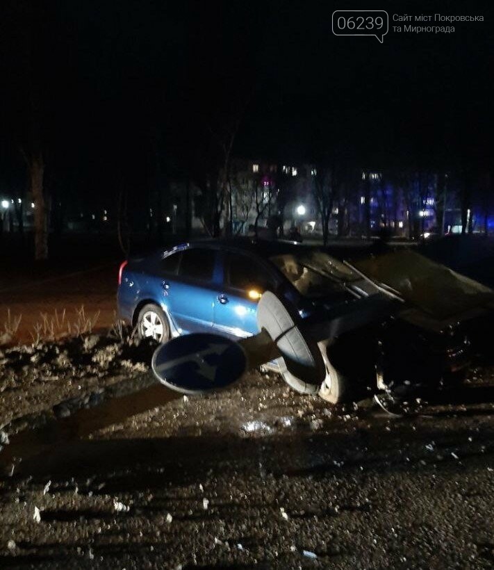 В Покровске водитель Skoda сбил насмерть  мужчину и врезался в электроопору (ФОТО 18+), фото-1