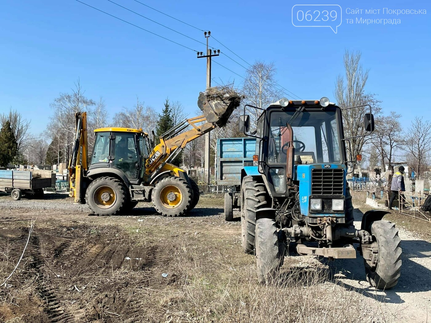 КП "Покровская Ритуальная Служба"  приступила к уборке кладбищ громады, фото-2
