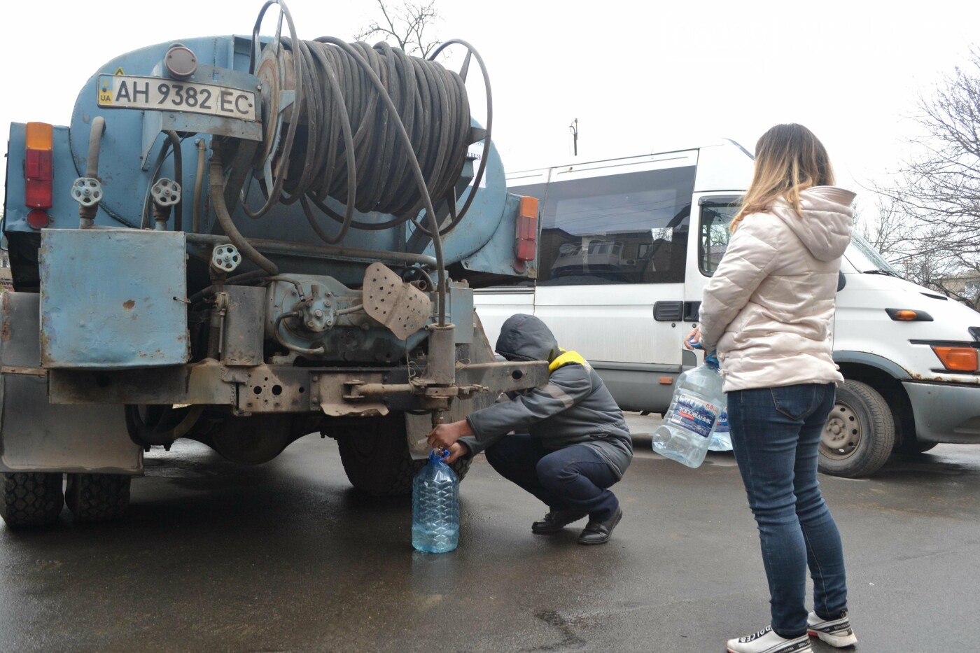 В Покровске осуществляется подвоз технической воды (ФОТО), фото-9