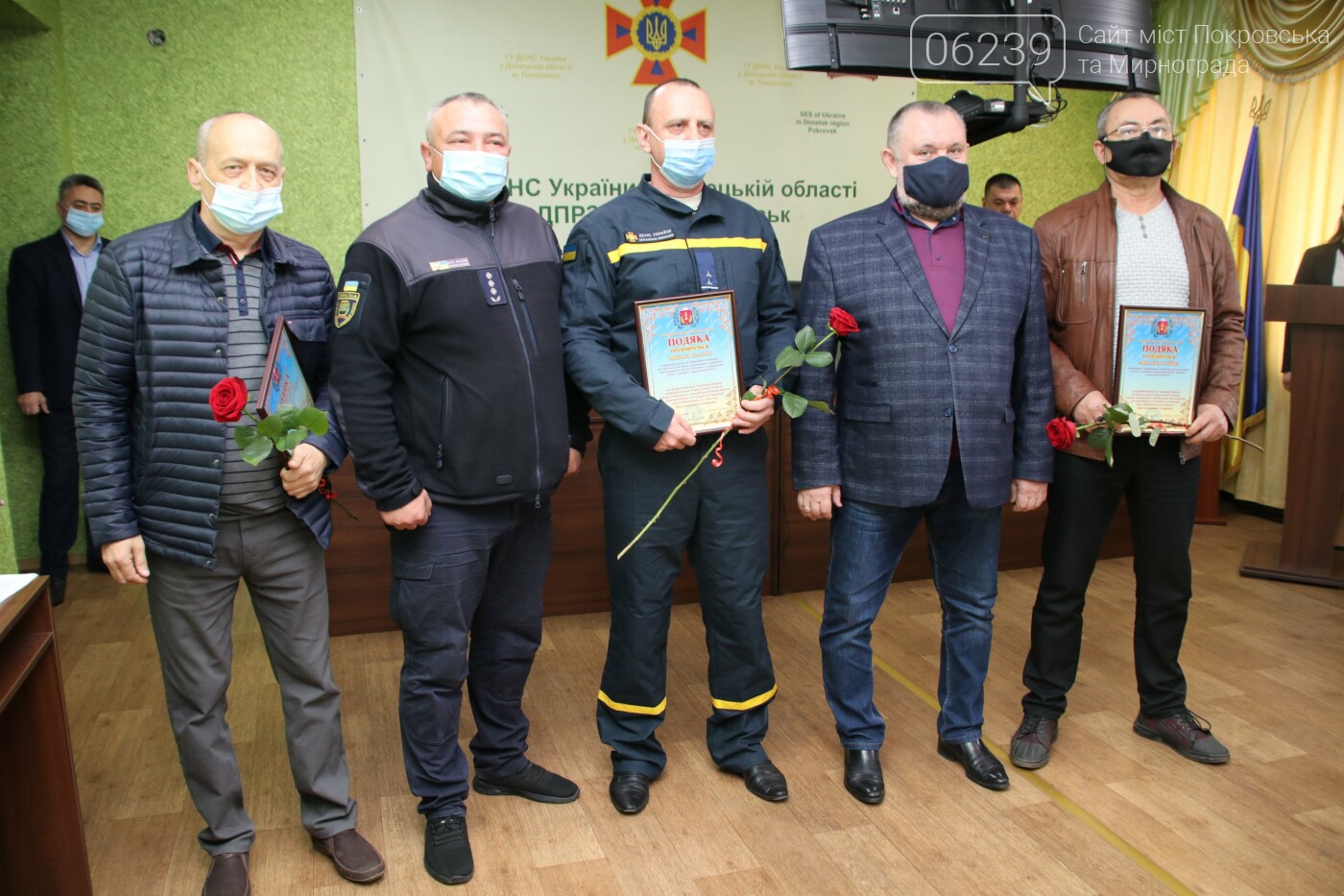 В Покровске спасателей поздравили с днём пожарной охраны , фото-3