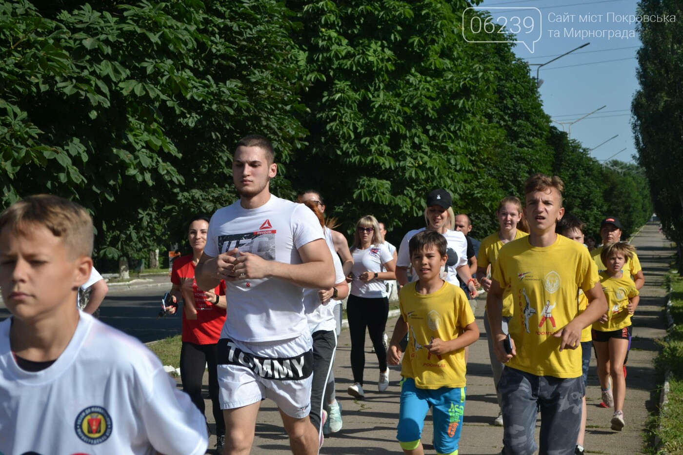 Массовый забег и 30-ти метровый флаг Украины: в Мирнограде отметили День Конституции, фото-16