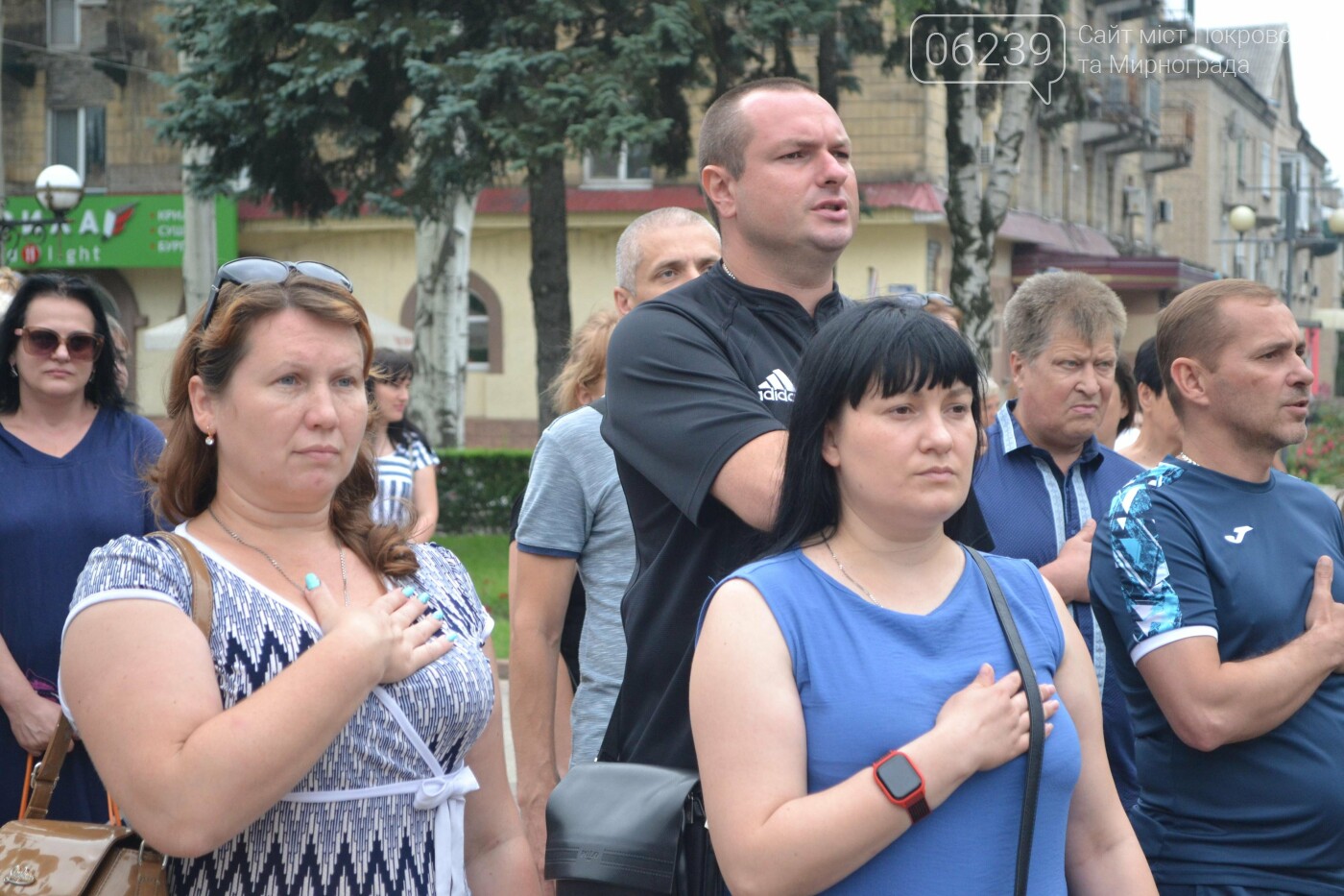 Торжественным митингом в Покровске отметили 25-ю годовщину Конституции Украины, фото-6
