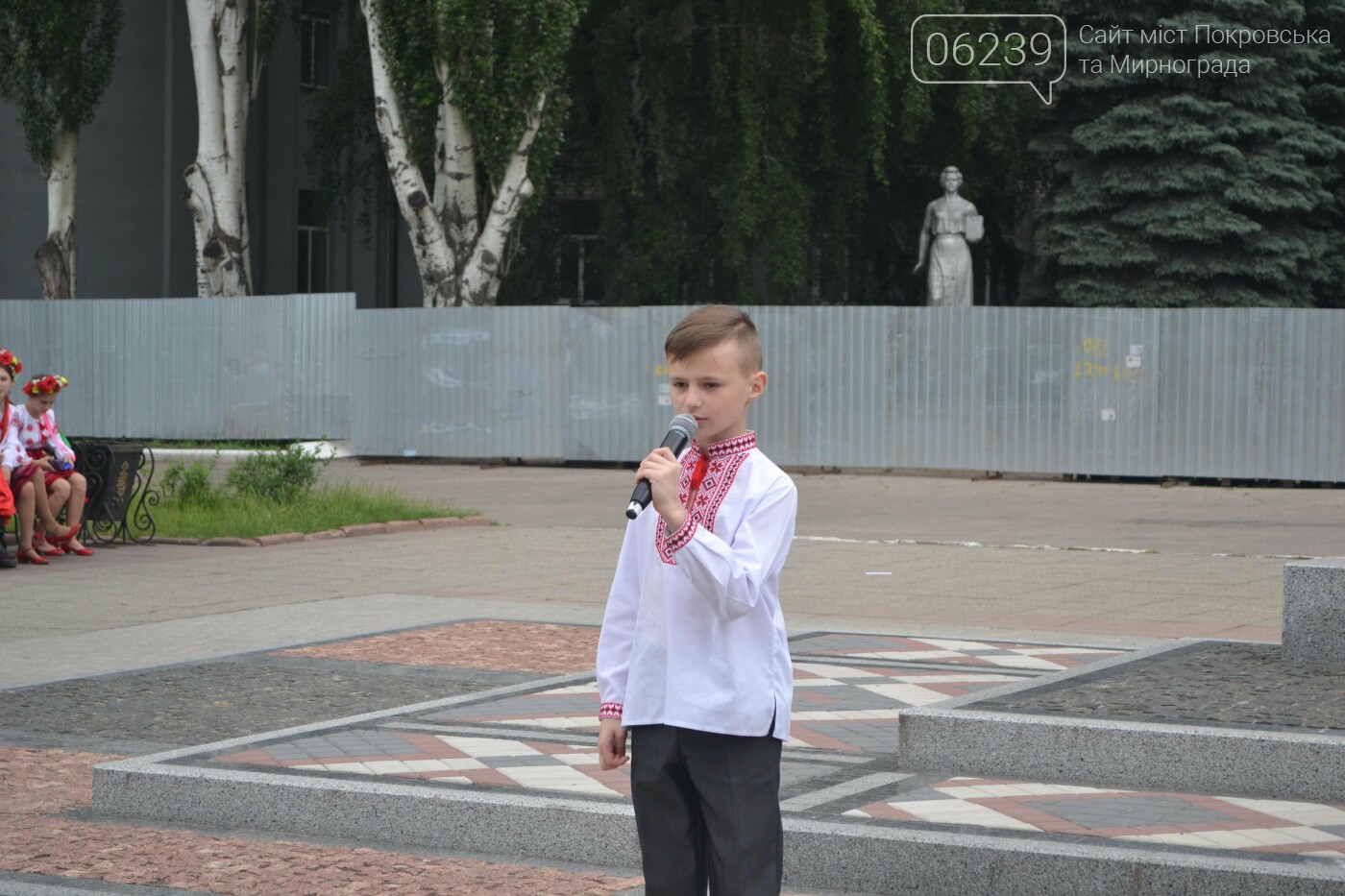 Торжественным митингом в Покровске отметили 25-ю годовщину Конституции Украины, фото-29