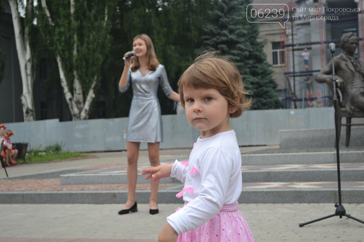 Торжественным митингом в Покровске отметили 25-ю годовщину Конституции Украины, фото-31