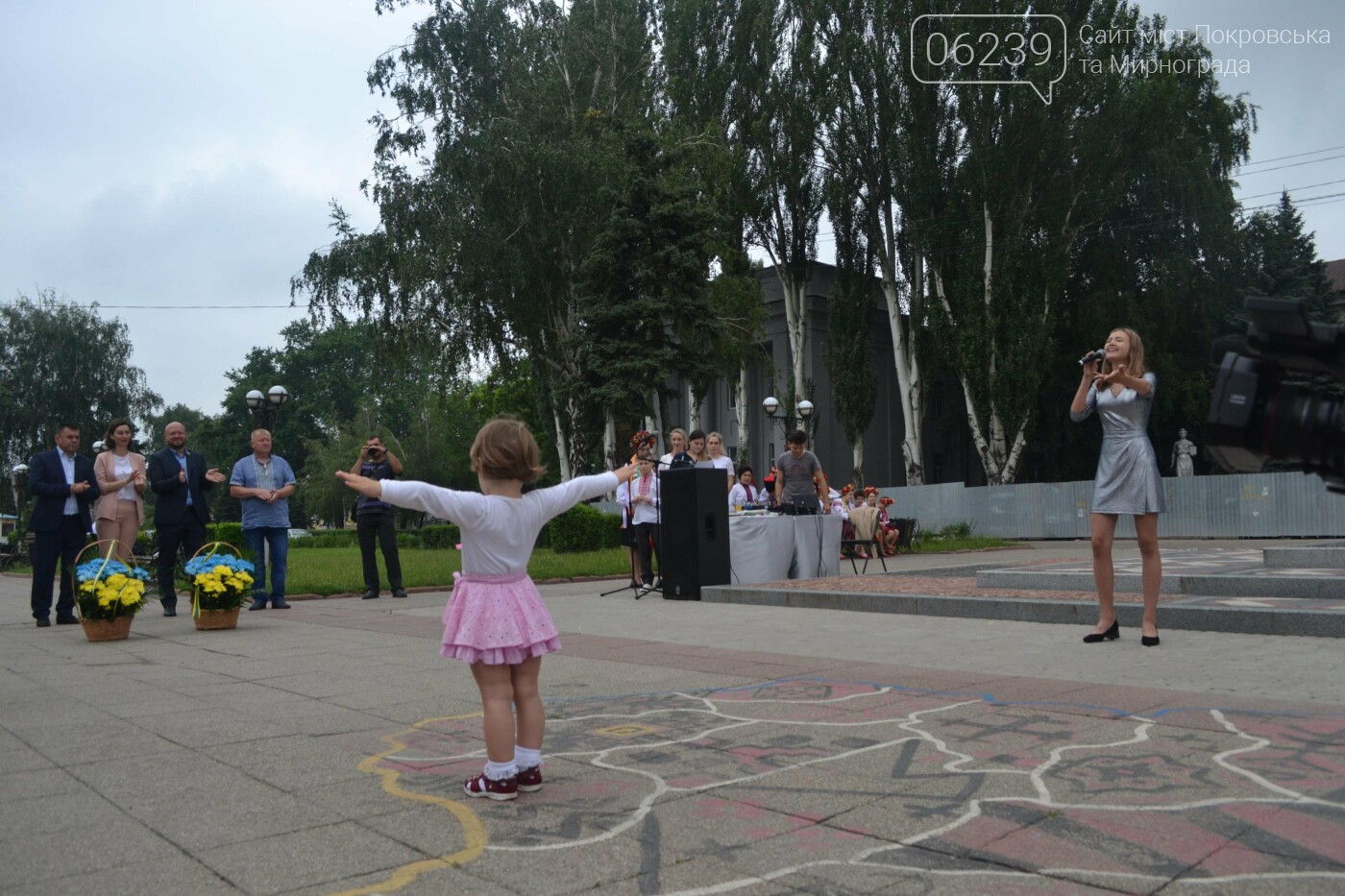 Торжественным митингом в Покровске отметили 25-ю годовщину Конституции Украины, фото-32