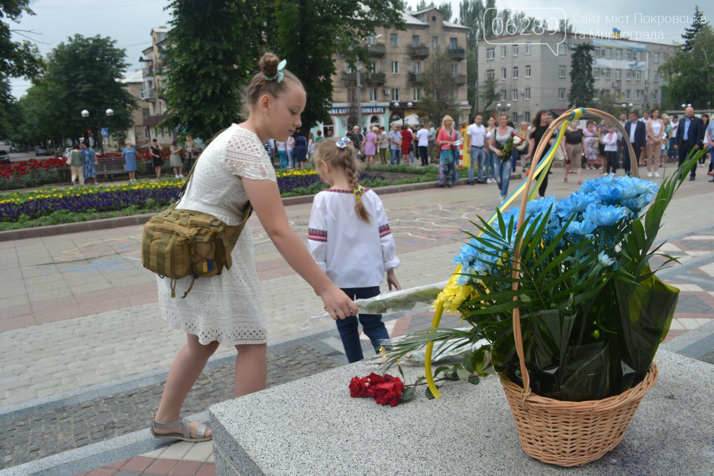 Торжественным митингом в Покровске отметили 25-ю годовщину Конституции Украины, фото-40