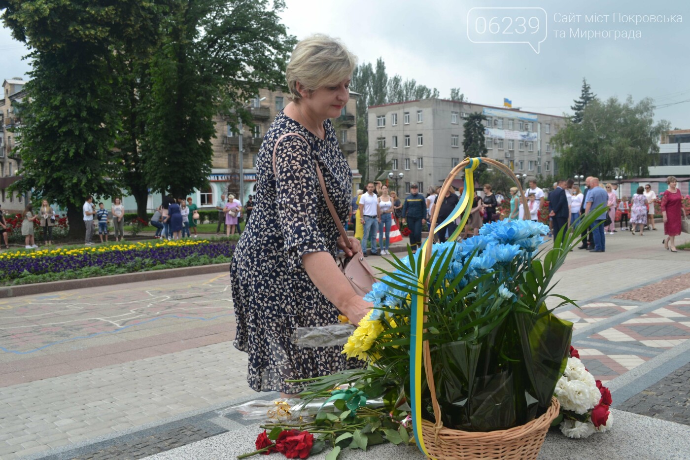 Торжественным митингом в Покровске отметили 25-ю годовщину Конституции Украины, фото-46
