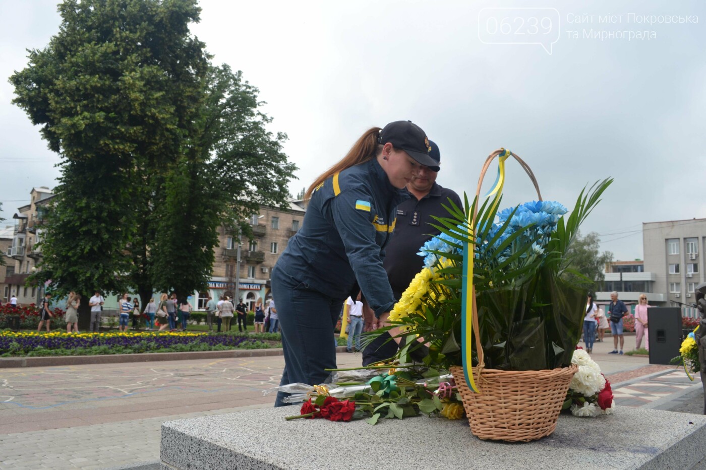Торжественным митингом в Покровске отметили 25-ю годовщину Конституции Украины, фото-47