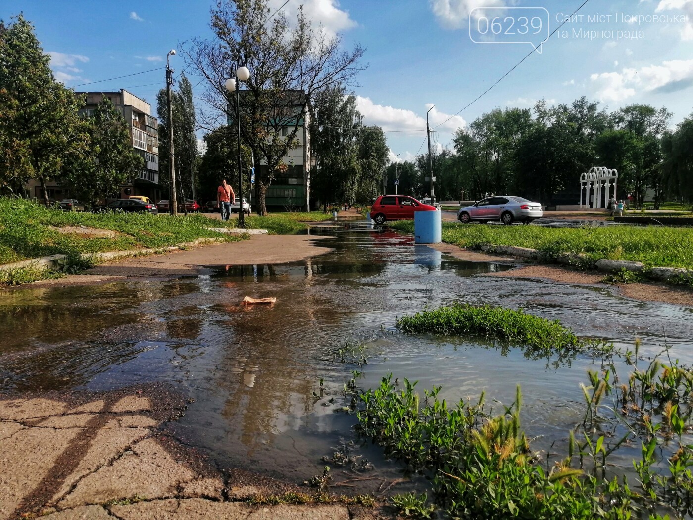 В Покровске на "Южном" произошла очередная авария на канализационном коллекторе (ФОТО), фото-4