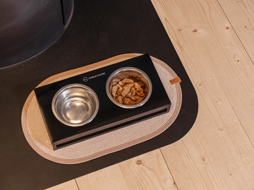 Килимок під миски Beige