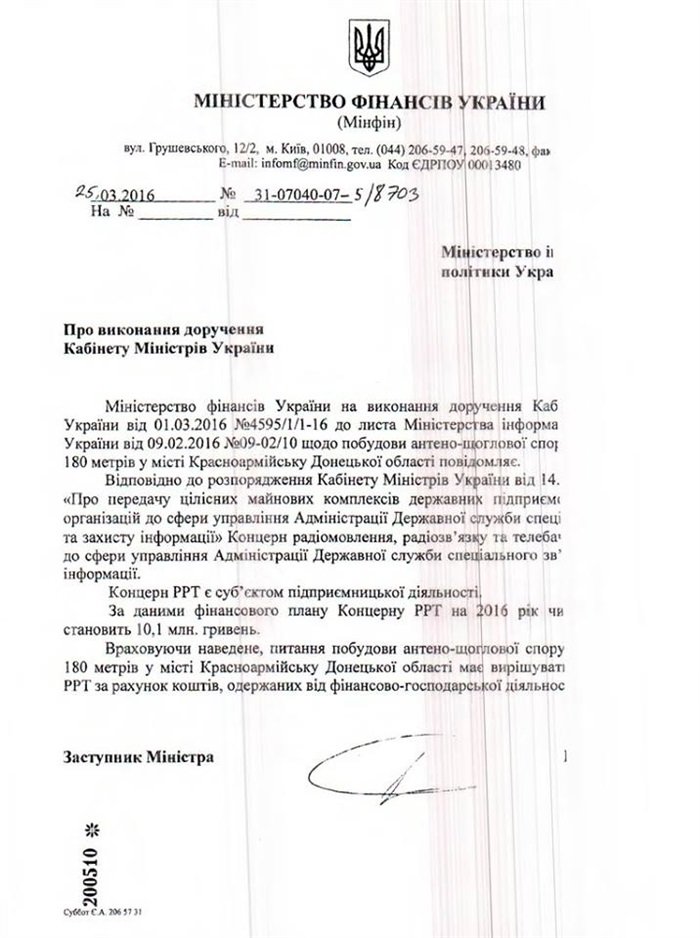 документ финан